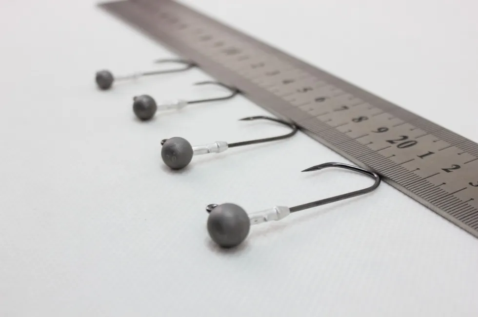 Tungsten Football Jig Head - High-Density Bass Jig Head with Premium Hook