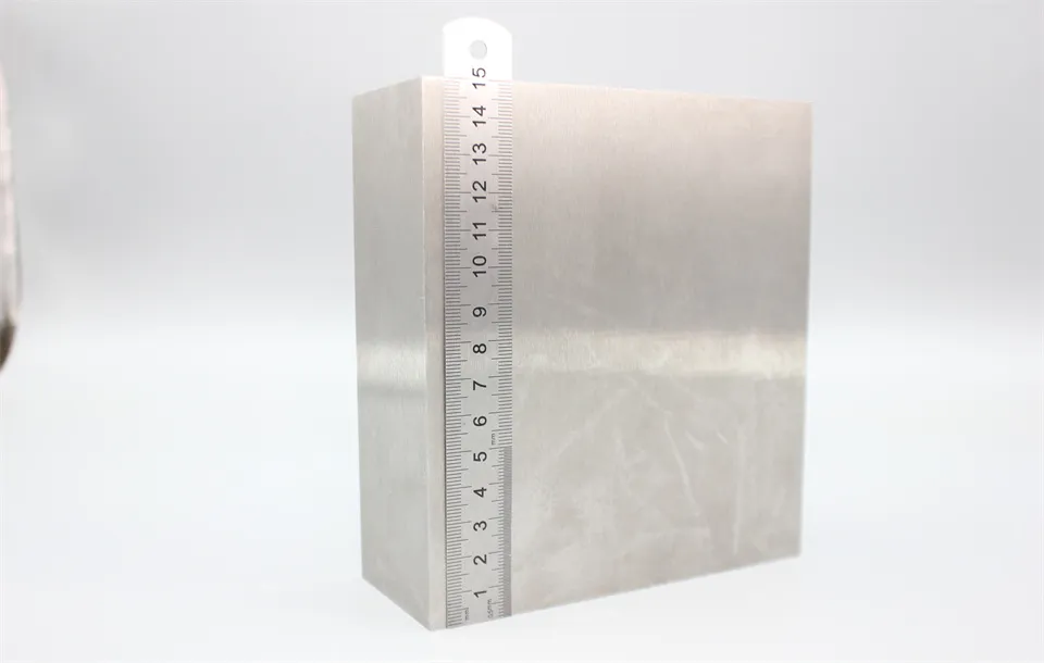 High Purity And Polished Tungsten Cuboid - Biggest size 18Kg