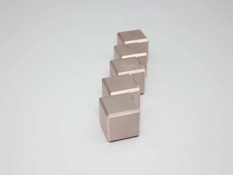 20*20*20mm Tungsten copper alloy cube for electromechanical products