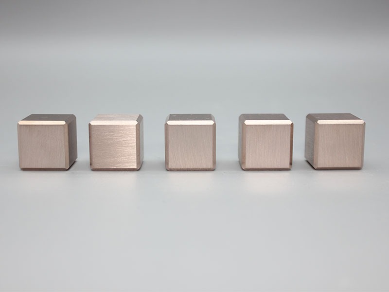 20*20*20mm Tungsten copper alloy cube for electromechanical products