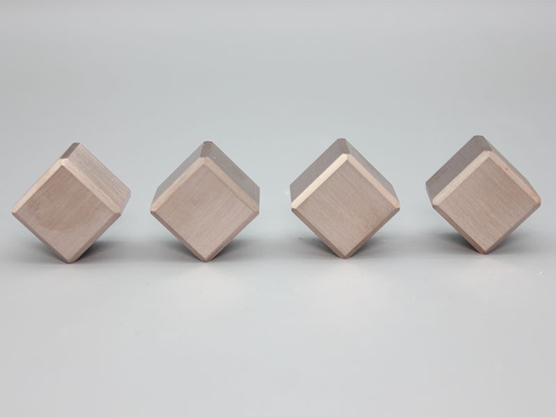 20*20*20mm Tungsten copper alloy cube for electromechanical products